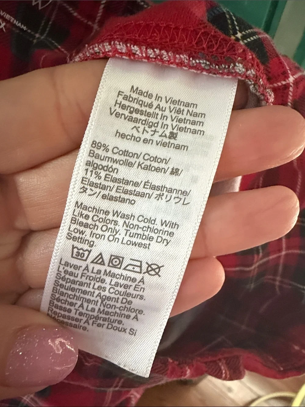 J. Crew Red Plaid Tartan Leggings